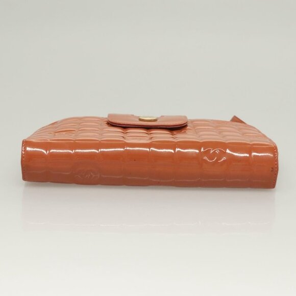 CHANEL Clutch Bag Enamel Pink Gold CC Auth - Picture 7 of 16